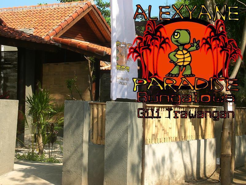 Alexyane Paradise Bungalow Gili Trawangan Kültér fotó
