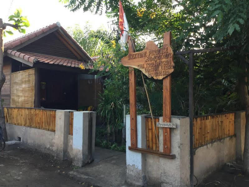 Alexyane Paradise Bungalow Gili Trawangan Kültér fotó